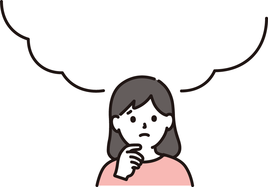 ダイエットやリバウンドに、また膝痛、腰痛に悩む女性のイラスト画像