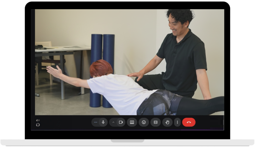 富士河口湖町での出張パーソナルトレーニング・マンツーマン指導の様子